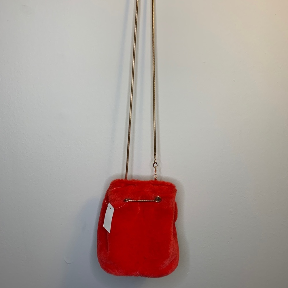 Mini fur purse